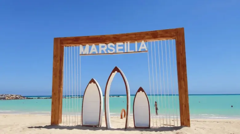 قرية مارسيليا بيتش 6 الساحل الشمالي Marseilia Beach 6 North Coast - 3