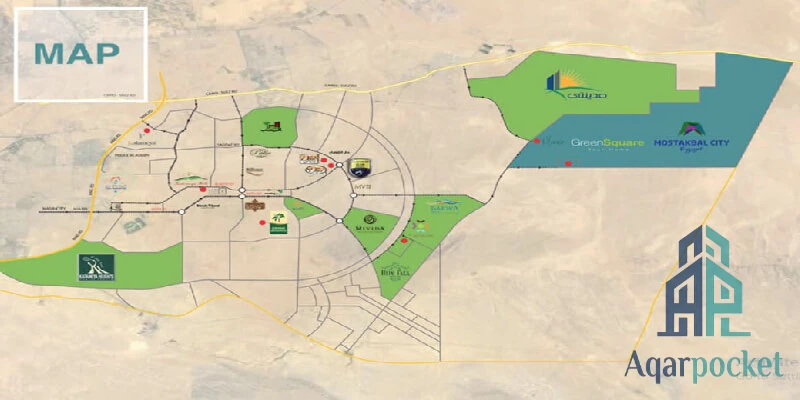 كمبوند جرين سكوير المستقبل سيتي Green Square Mostakbal City