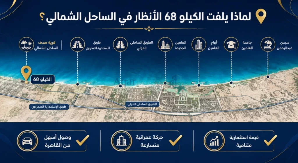 لماذا يلفت الكيلو 68 الأنظار؟