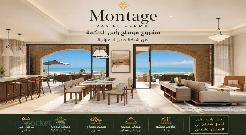 مشروع مونتاج رأس الحكمة Montage Ras El Hekma أسعار 2026