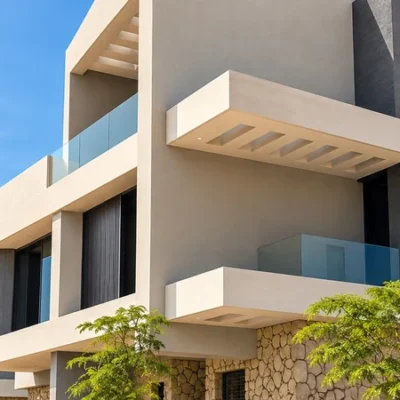 تصميم توين هاوس في كمبوند ميدتاون سكاي العاصمة الإدارية