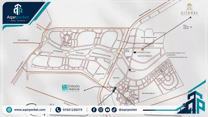 كمبوند روزفيل العاصمة الإدارية 2026 Rosevil New Capital 1 موقع كمبوند روزفيل العاصمة الإدارية في R7 بجوار النهر الأخضر ومحور بن زايد