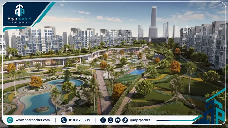 كمبوند جيد بارك العاصمة الإدارية Jade Park New Capital 6 المسارات الخضراء والحدائق المفتوحة في كمبوند جيد بارك العاصمة الإدارية سيتي إيدج