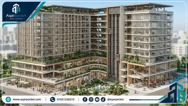 مول سام ويف العاصمة الإدارية Mall Sam Wave New Capital — الواجهة المعمارية الرئيسية