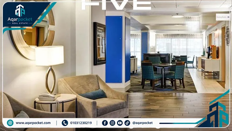 مول ذا فايف العاصمة الإدارية 2026 Mall The Five New Capital 4 الشقق والأجنحة الفندقية الاستثمارية في مول ذا فايف العاصمة الإدارية The Five Hotel Suites