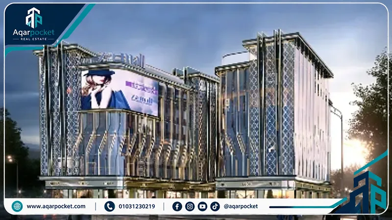 ذا مول العاصمة الإدارية 2026 Za Mall New Capital 1 ذا مول العاصمة الإدارية الواجهة الرئيسية المعمارية على شكل حرف U في منطقة الداون تاون MU19